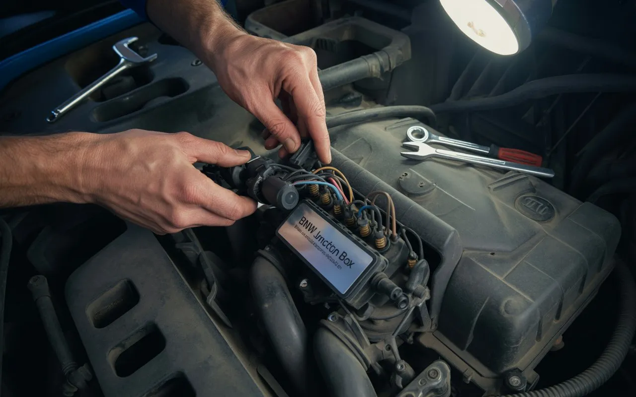 How to Remove the BMW Junction Box from the Intake Manifold - A Step by Step Guide: